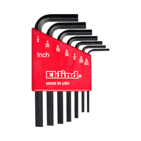 EKLIND 7 Piece SAE Hex Key Set, 10107 10107